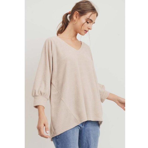 (NWT) - Balloon Puff Sleeve Chenille Sweater - Picture 8 of 8